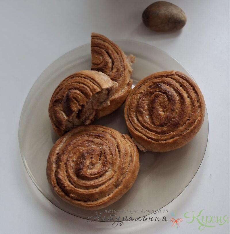 Булочки с корицей из цельнозерновой муки